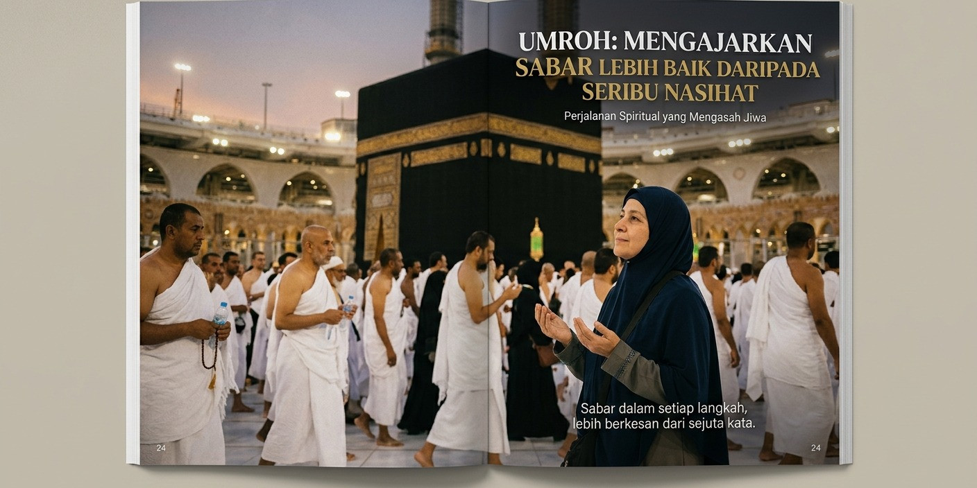 Umroh Mengajarkan Sabar Lebih Baik daripada Seribu Nasihat
